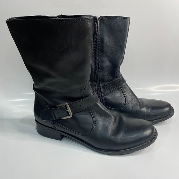 Bandolino Shoes - Bandolino Women's Tisdale Boot Size 7.5, Black Leather, Mid-Calf